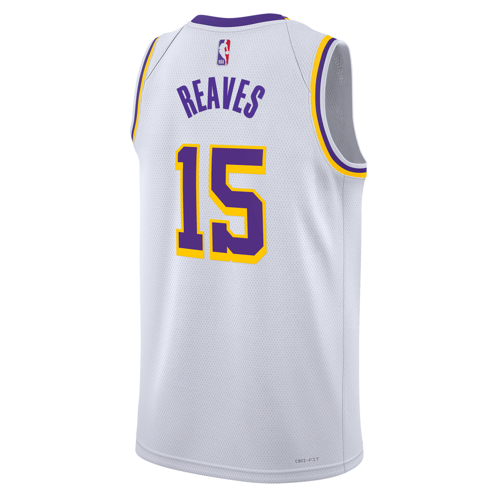 Unisex Austin Reaves Los Angeles Lakers Association Edition Swingman NBA Basketball Jersey - White - view 4