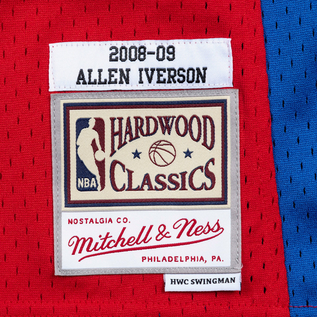 Men's Detroit Pistons Swingman NBA Basketball Jersey Allen Iverson 2008-09 - view 4