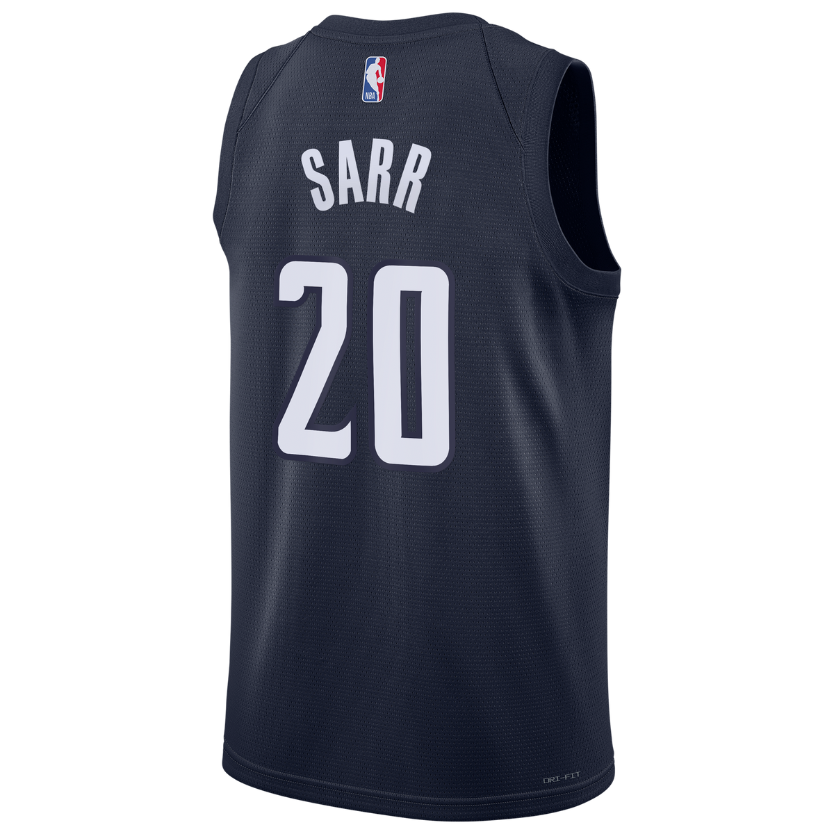 Men's Alex Sarr Washington Wizards Statement Edition Swingman NBA Basketball Jersey - Navy - view 4