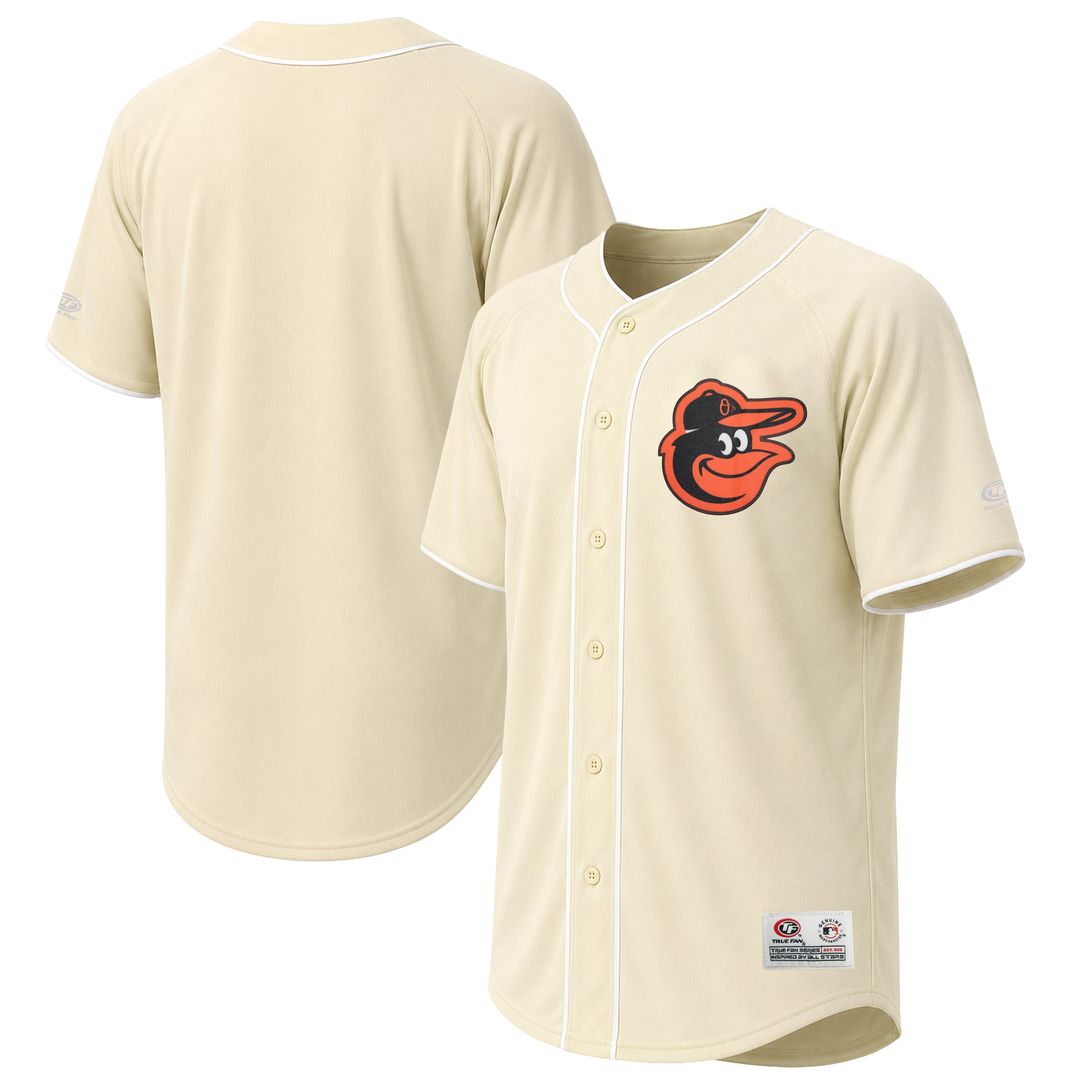Men's Baltimore Orioles Cream Fashion MLB Baseball Jersey - view 1