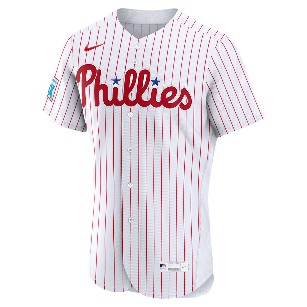 Men's Philadelphia Phillies Bryce Harper Cream Alternate Sponsor Patch MLB Baseball Jersey - view 8