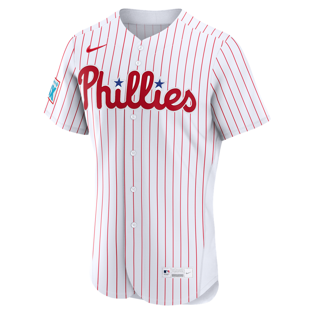Men's Philadelphia Phillies Bryce Harper Cream Alternate Sponsor Patch MLB Baseball Jersey - view 8