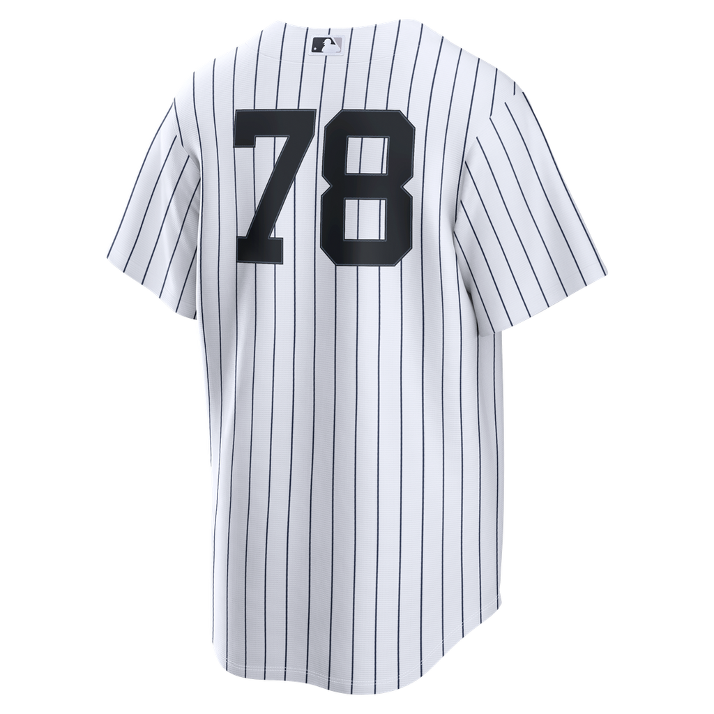 Men's New York Yankees Spencer Jones White Home Replica MLB Baseball Jersey - view 5