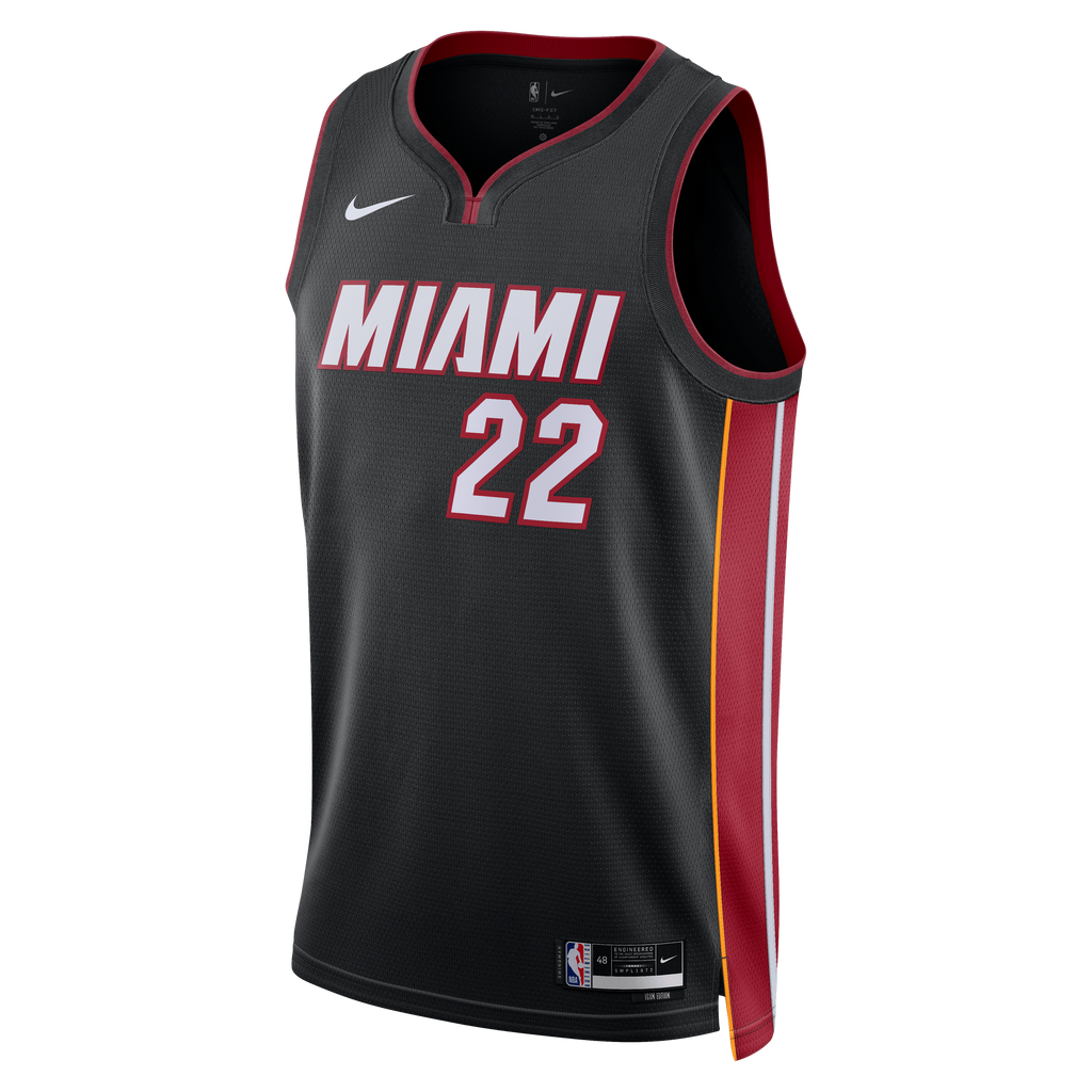 Unisex Andrew Wiggins Miami Heat Icon Edition Swingman NBA Basketball Jersey - Black - view 3