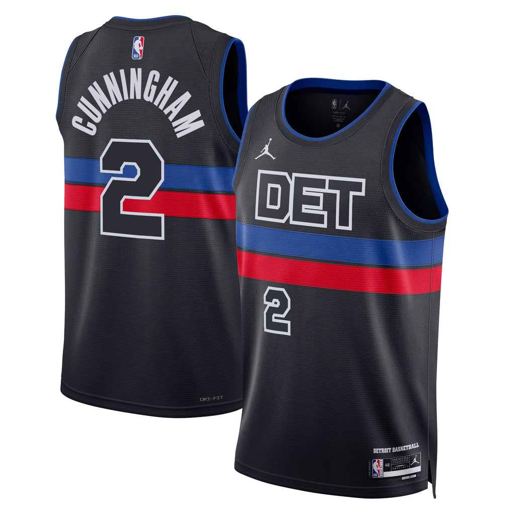 Unisex Cade Cunningham Detroit Pistons Statement Edition Swingman NBA Basketball Jersey - Blue - view 1