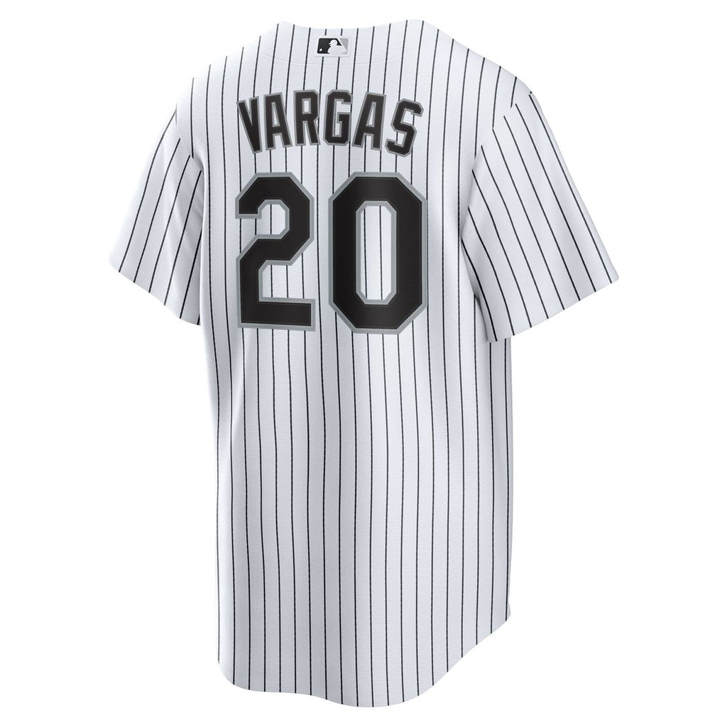 Men's Chicago White Sox Miguel Vargas White Home Replica MLB Baseball Jersey - view 3
