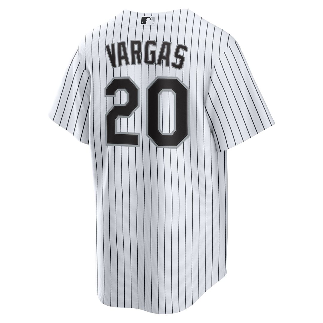 Men's Chicago White Sox Miguel Vargas White Home Replica MLB Baseball Jersey - view 3