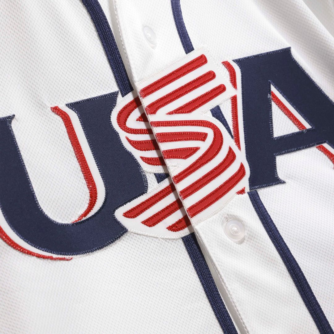 Men's USA Baseball Cal Raleigh White 2026 World Baseball Classic Home MLB Baseball Jersey - view 4