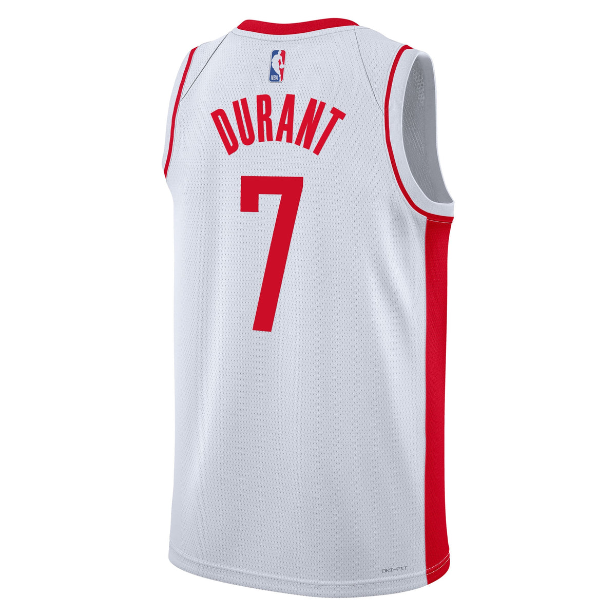 Unisex Kevin Durant Houston Rockets Association Edition Swingman NBA Basketball Jersey - White - view 4