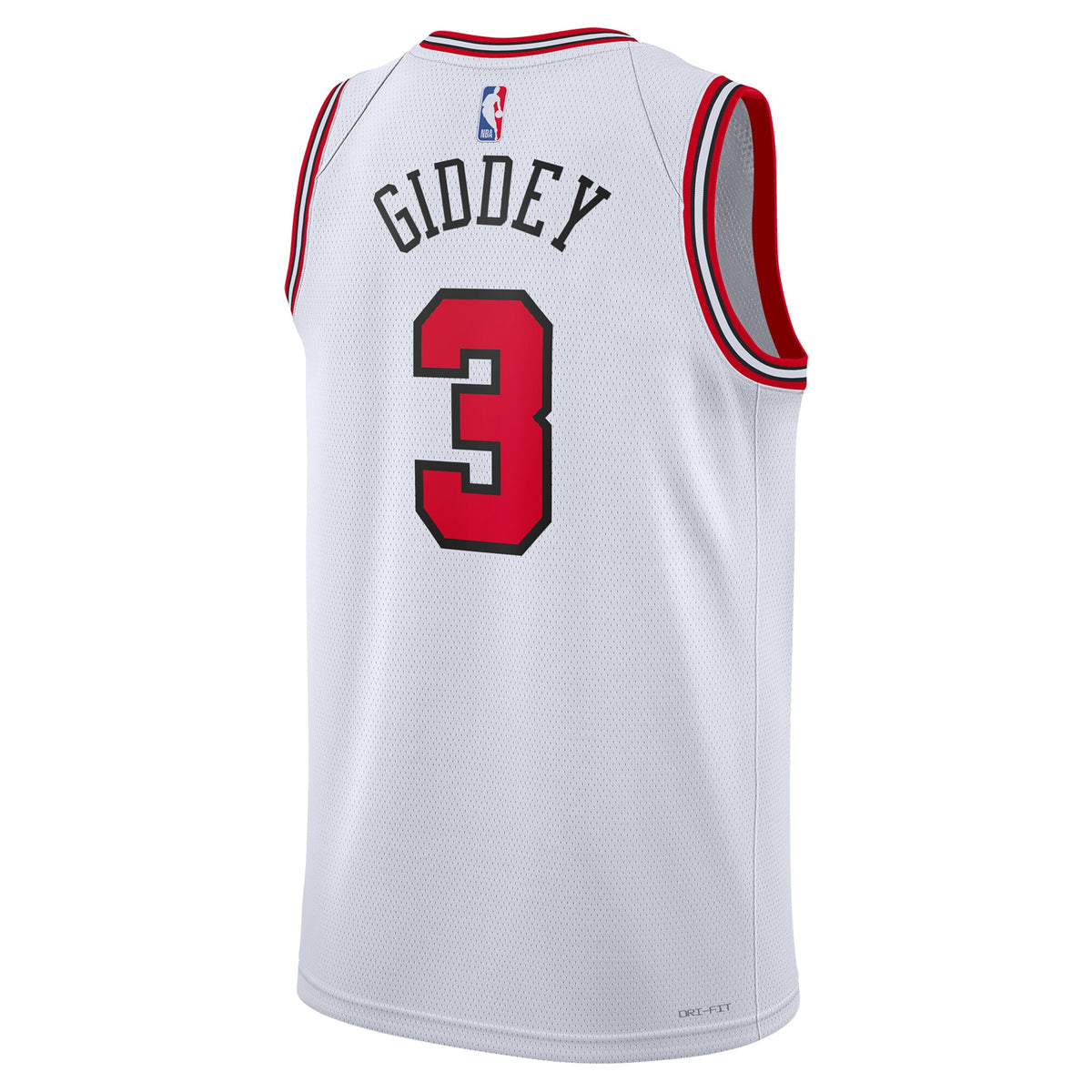 Unisex Josh Giddey Chicago Bulls Association Edition Swingman NBA Basketball Jersey - White - view 4