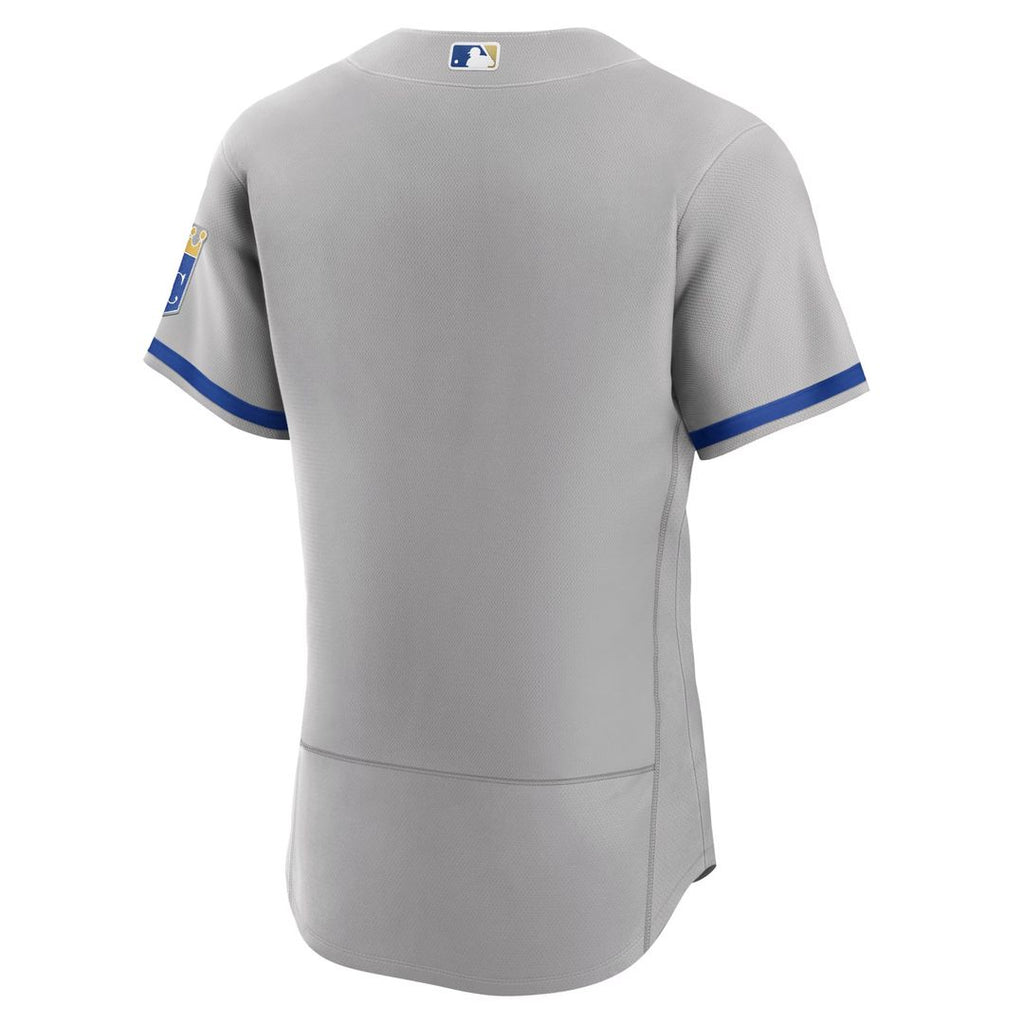 Men's Kansas City Royals Gray 2022 Road MLB Baseball Jersey - view 7
