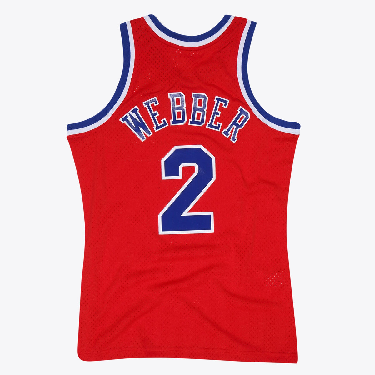 Men's Washington Bullets Chris Webber 1994 Hardwood Classics Road Swingman NBA Basketball Jersey - Scarlett - view 2