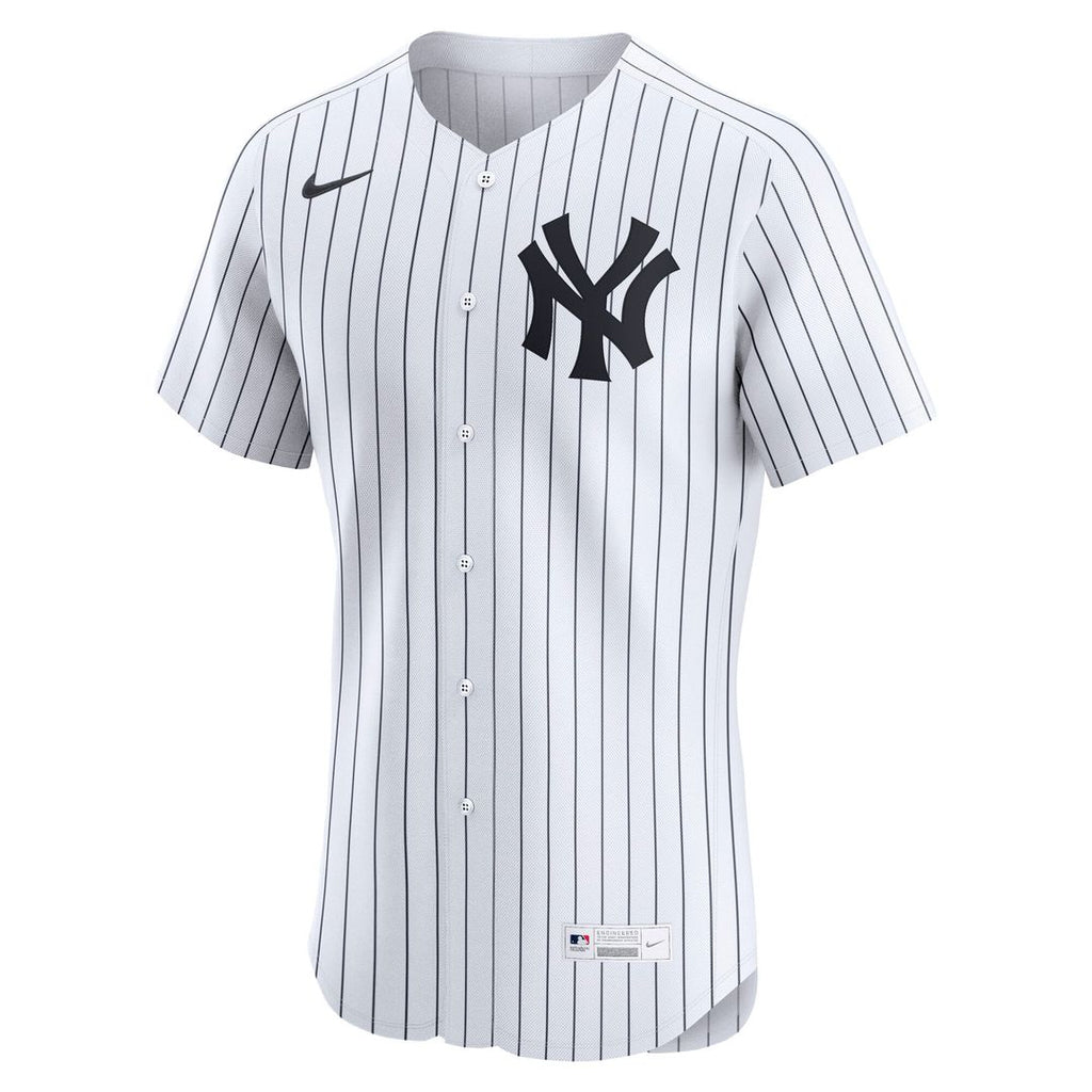 Men's New York Yankees White Home Elite MLB Baseball Jersey - view 2
