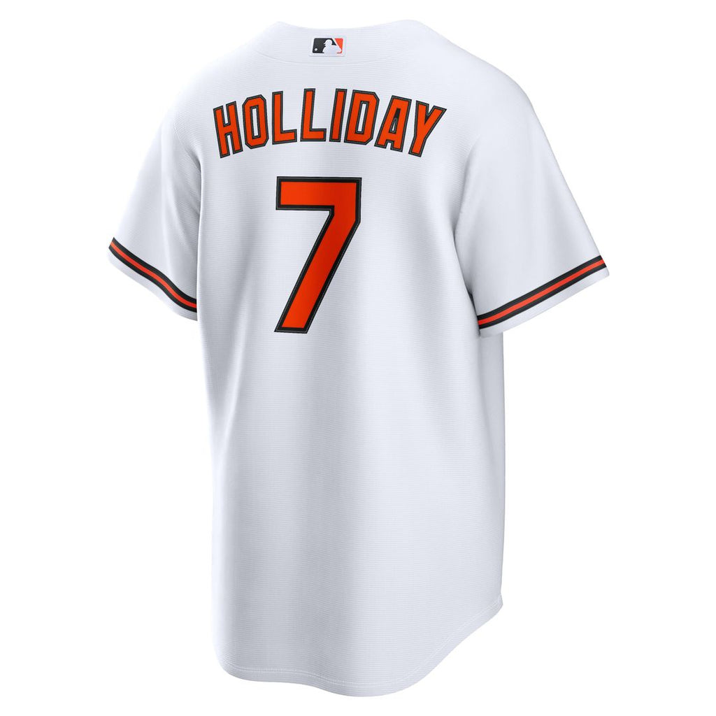 Men's Baltimore Orioles Jackson Holliday White Home Replica MLB Baseball Jersey - view 5