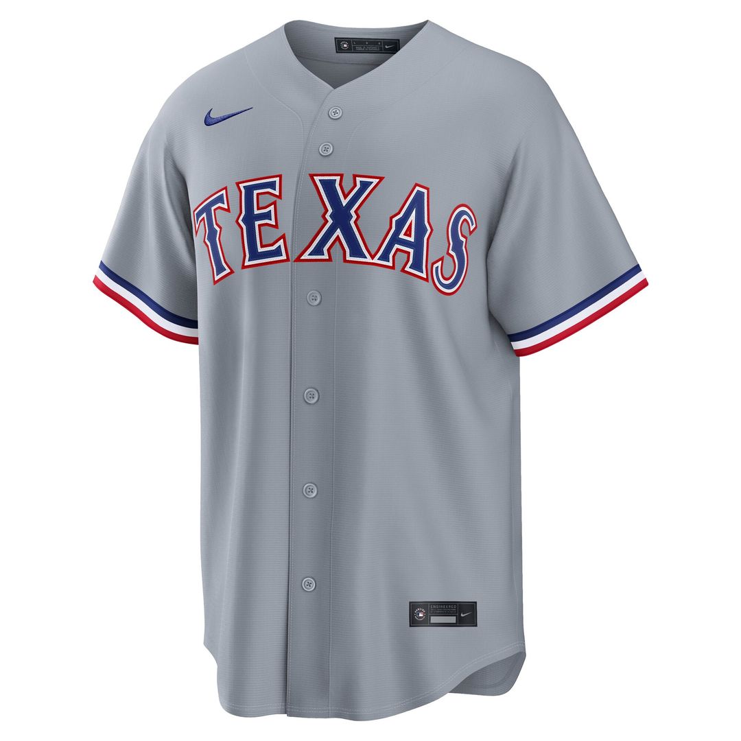 Men's Texas Rangers Corey Seager Gray Road Replica MLB Baseball Jersey - view 5