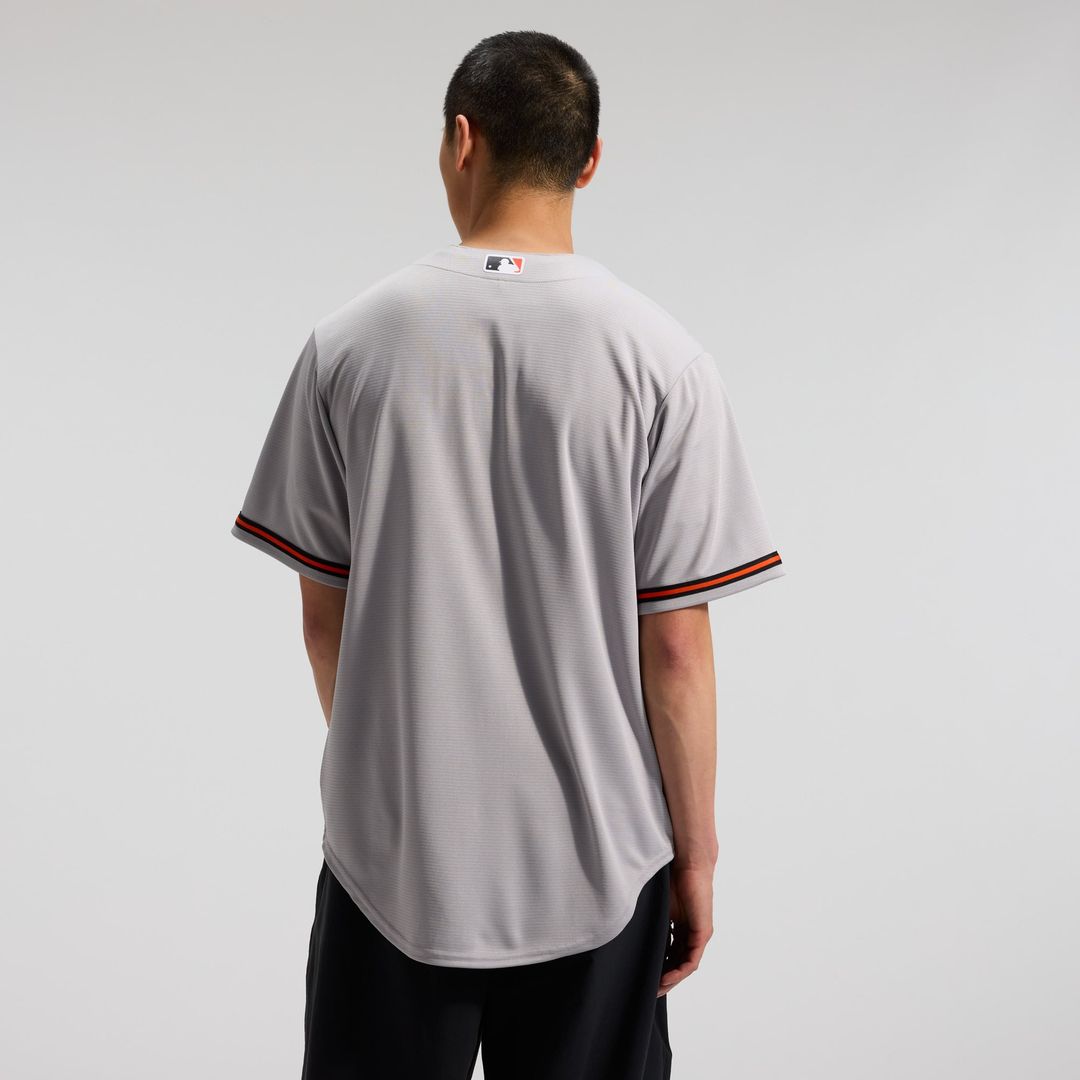 Men's Baltimore Orioles Gray Road Replica MLB Baseball Jersey - view 2