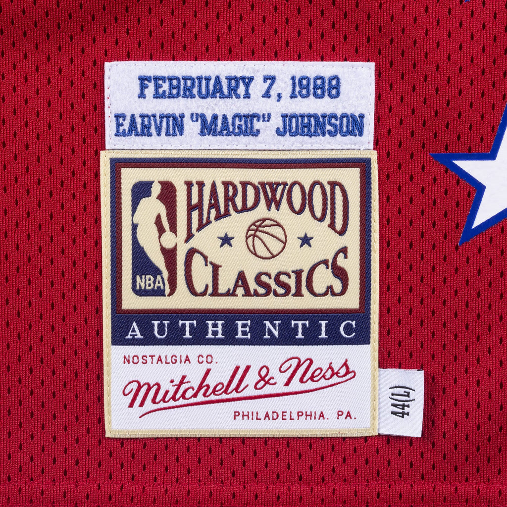 Men's NBA All-Star West Jersey Magic Johnson 1988 - view 4