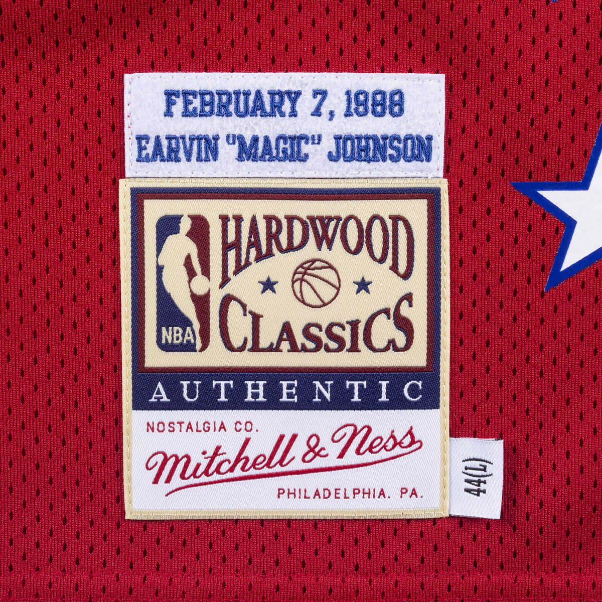 Men's NBA All-Star West Jersey Magic Johnson 1988 - view 4