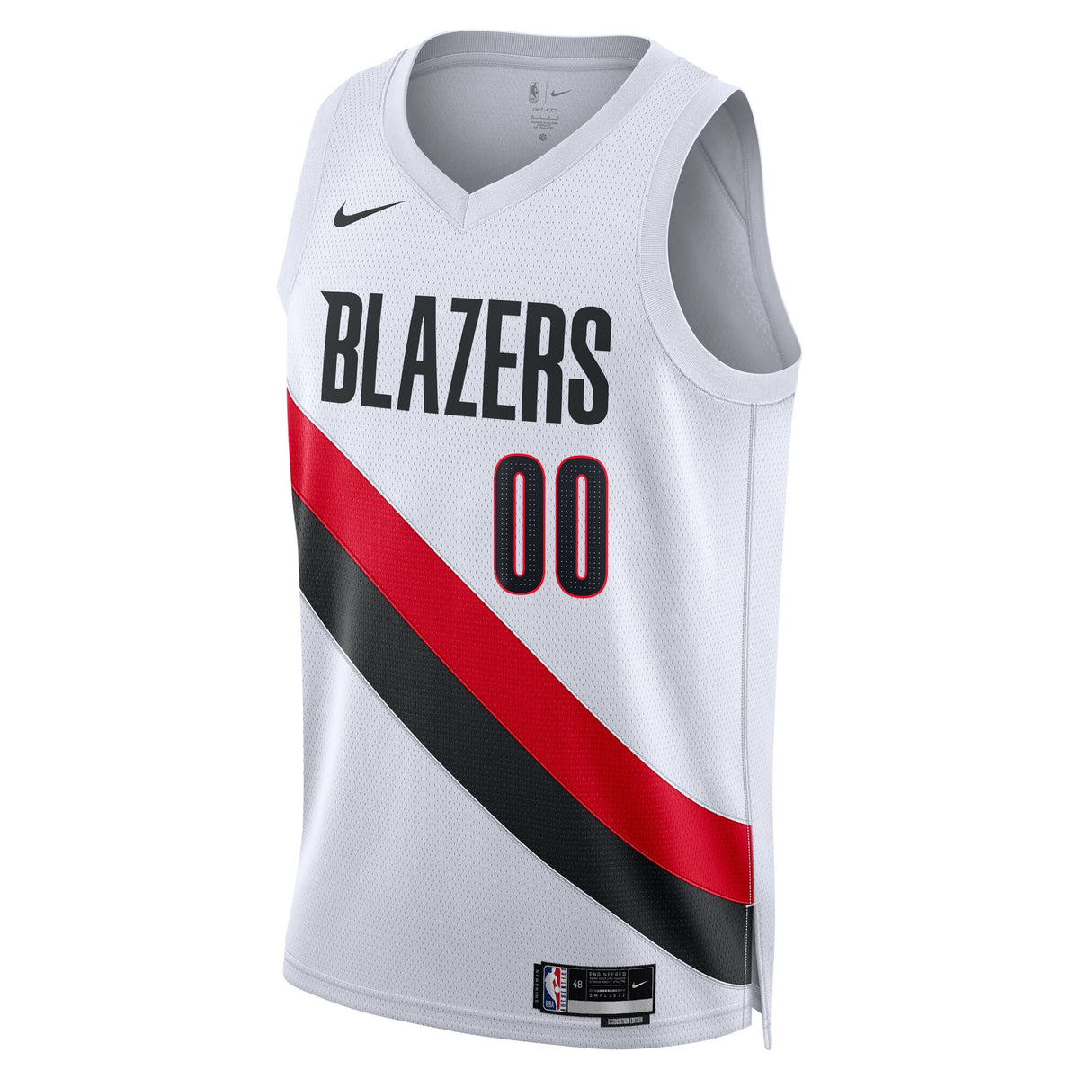 Unisex Portland Trail Blazers Replica Association Swingman NBA Basketball Jersey - view 3