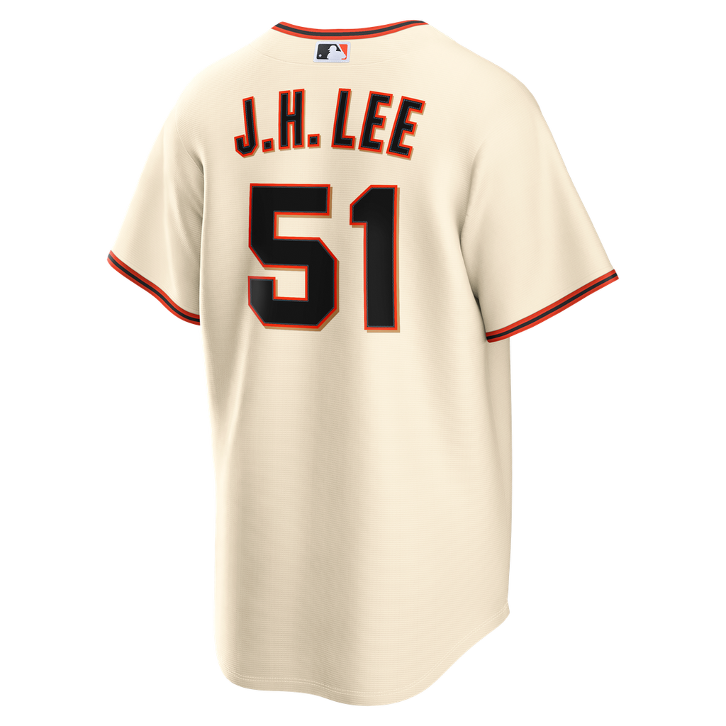Men's San Francisco Giants Jung Hoo Lee Cream Home Replica MLB Baseball Jersey - view 3