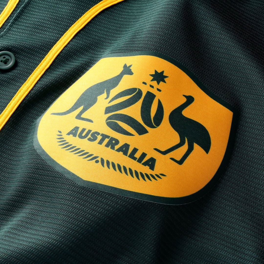 Men's Australia National Team MLB Green Stadium Replica Jersey - view 5