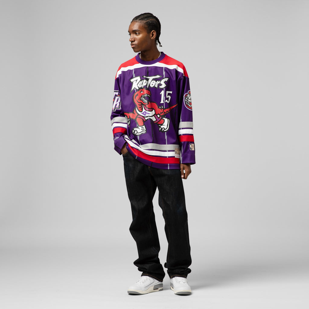 Unisex Unisex Vince Carter Purple Toronto Raptors Maxxed Out Fashion Hockey NBA Basketball Jersey - view 4