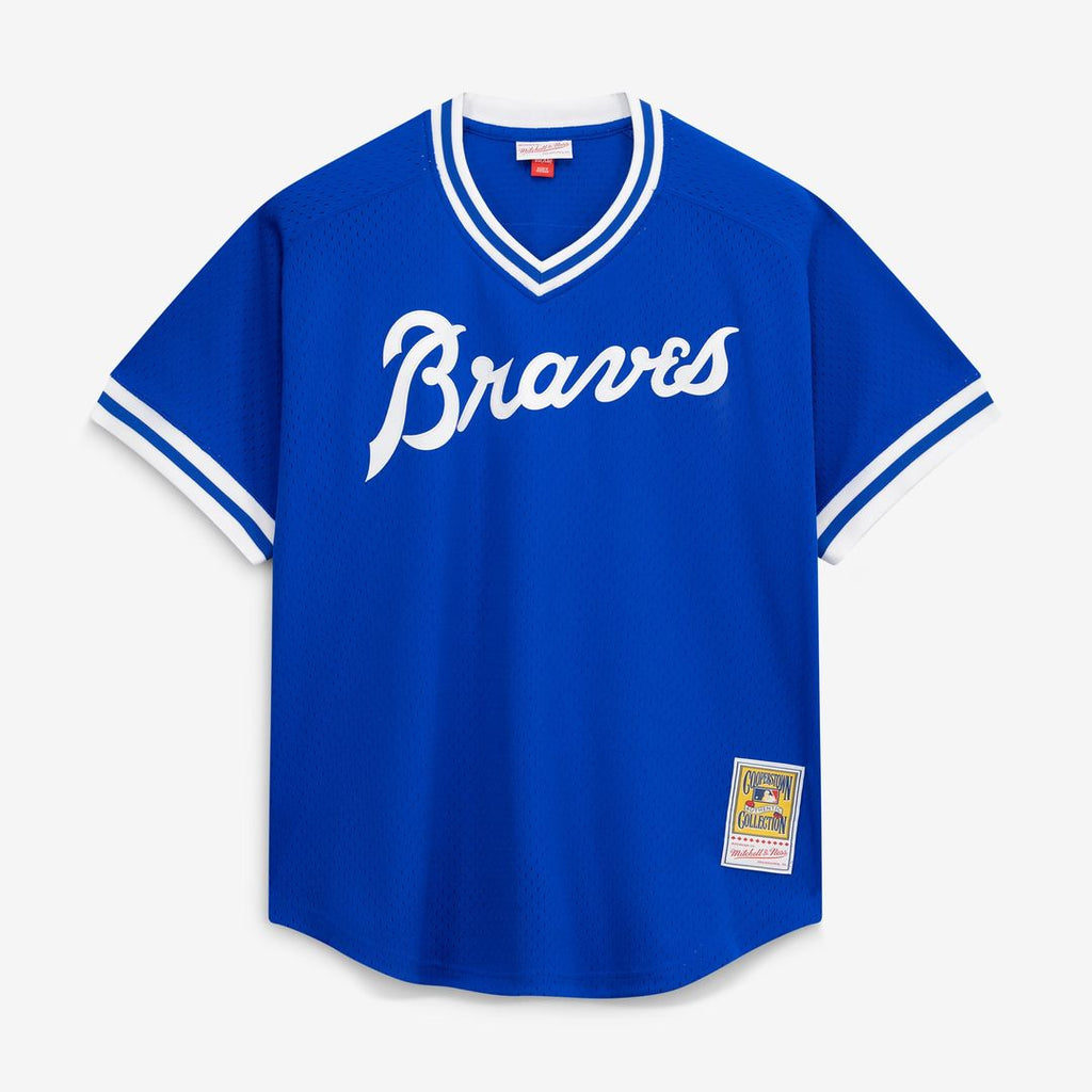 Men's Atlanta Braves Dale Murphy Royal Batting Practice MLB Baseball Jersey - view 2