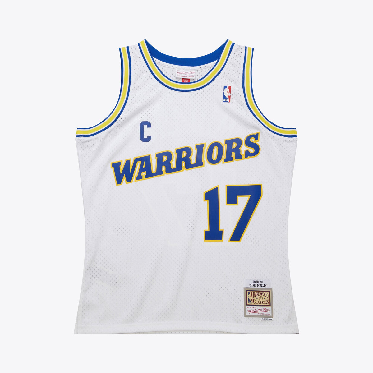 Men's Golden State Warriors Swingman NBA Basketball Jersey 1990 Chris Mullin - view 1