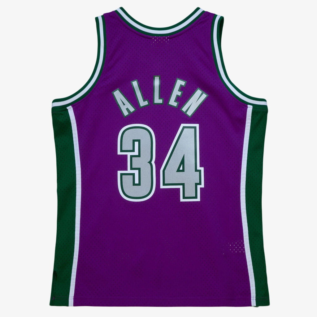 Men's Milwaukee Bucks Swingman NBA Basketball Jersey Ray Allen 2001-02 - view 3