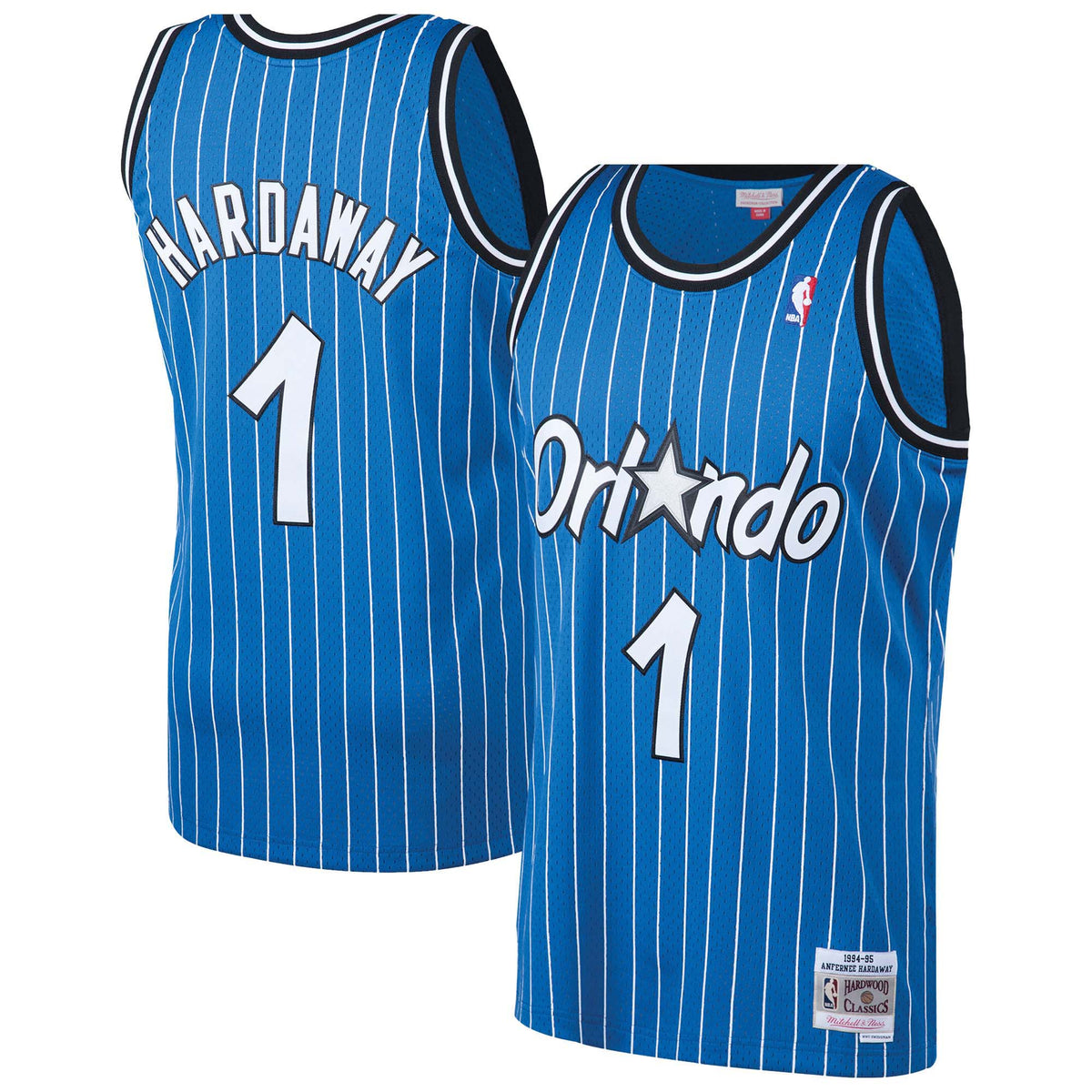 Men's Anfernee Hardaway Orlando Magic Hardwood Classics Road NBA Basketball Jersey - Mens - view 1