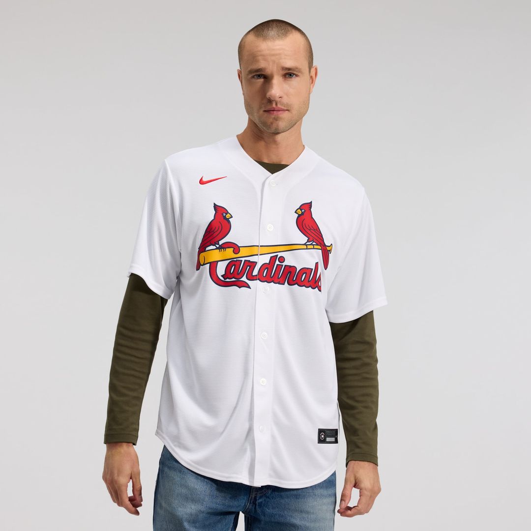 Men's St. Louis Cardinals Masyn Winn White Home Replica MLB Baseball Jersey - view 2