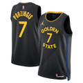 Unisex Kristaps Porziņģis Golden State Warriors 2024/25 Statement Edition Swingman NBA Basketball Jersey - Black - view 1