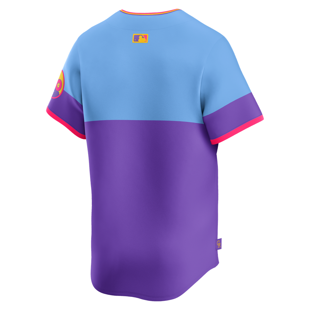 Men's Colorado Rockies Purple/Light Blue 2025 City Connect Limited MLB Baseball Jersey - view 7