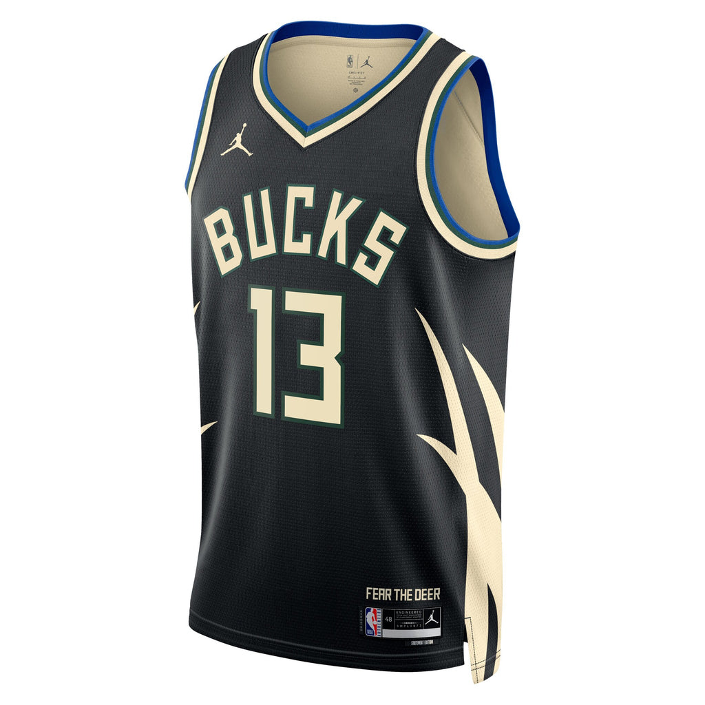Unisex Ryan Rollins Milwaukee Bucks Statement Edition Swingman NBA Basketball Jersey - Hunter Green - view 3