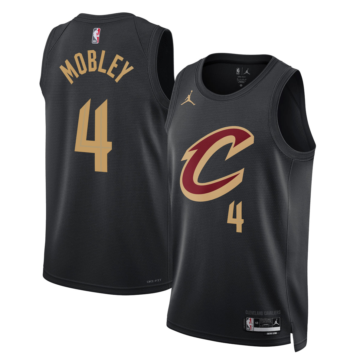 Unisex Evan Mobley Cleveland Cavaliers Statement Edition Swingman NBA Basketball Jersey - Black - view 1