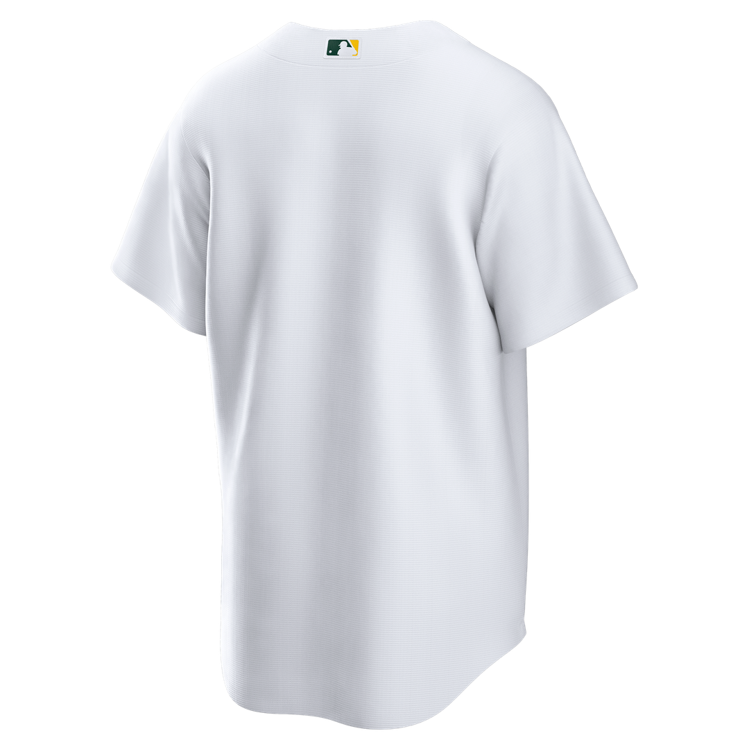 Men's Athletics White Home Big & Tall Replica MLB Baseball Jersey - view 3