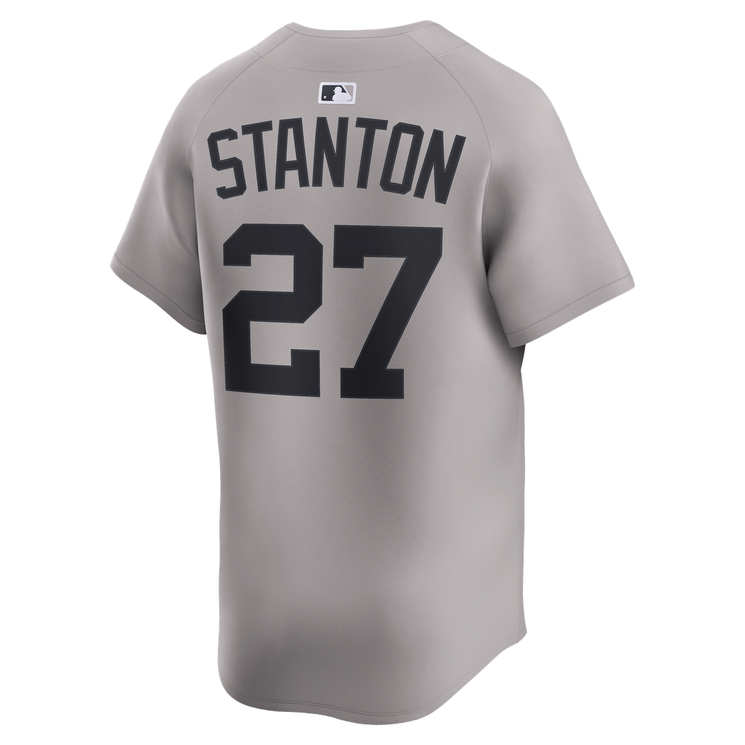Men's New York Yankees Giancarlo Stanton White Home Limited MLB Baseball Jersey - view 9