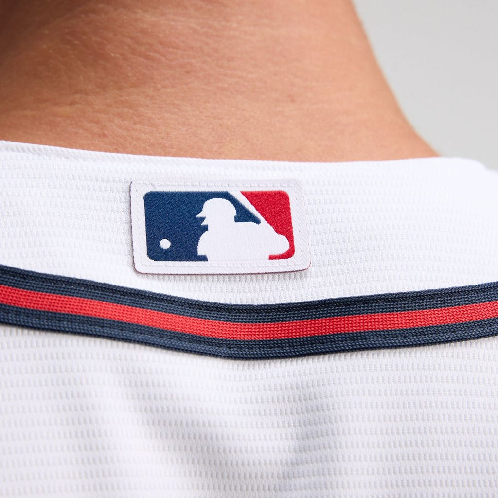 Men's Atlanta Braves White Home Replica MLB Baseball Jersey - view 12