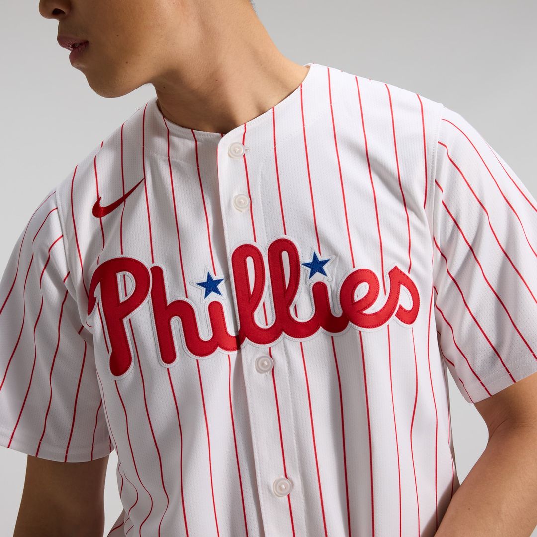 Men's Philadelphia Phillies J.T. Realmuto White Home Limited MLB Baseball Jersey - view 10