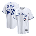 Men's Toronto Blue Jays Yimi García White Home Replica MLB Baseball Jersey - view 1
