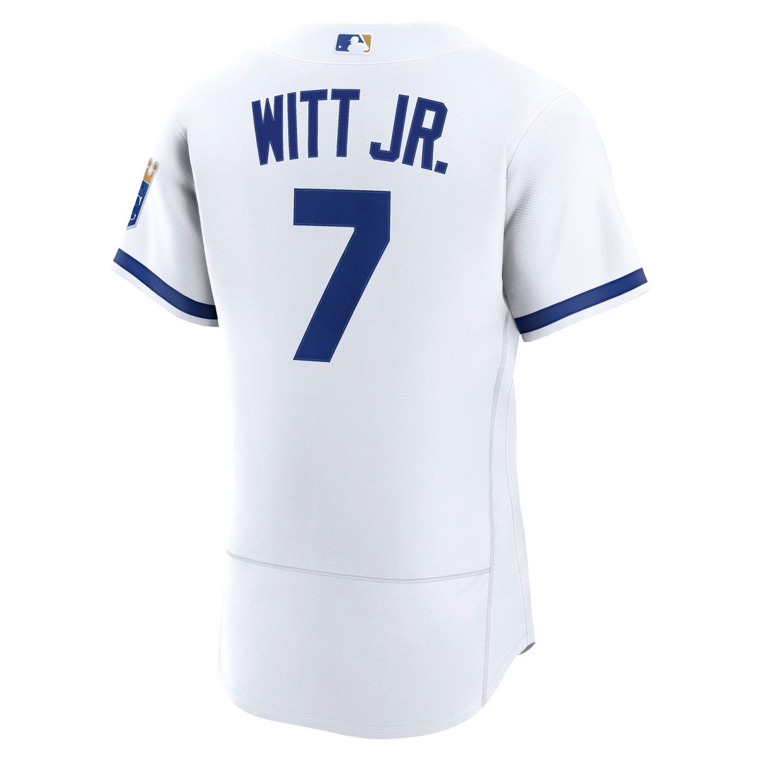 Men's Kansas City Royals Bobby Witt Jr. White MLB Baseball Jersey - view 3