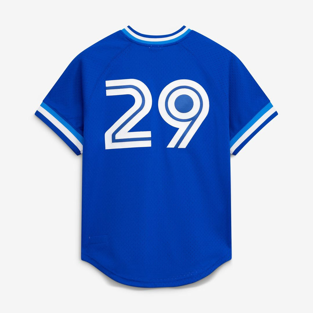 Men's Toronto Blue Jays Joe Carter Royal Batting Practice MLB Baseball Jersey - view 3