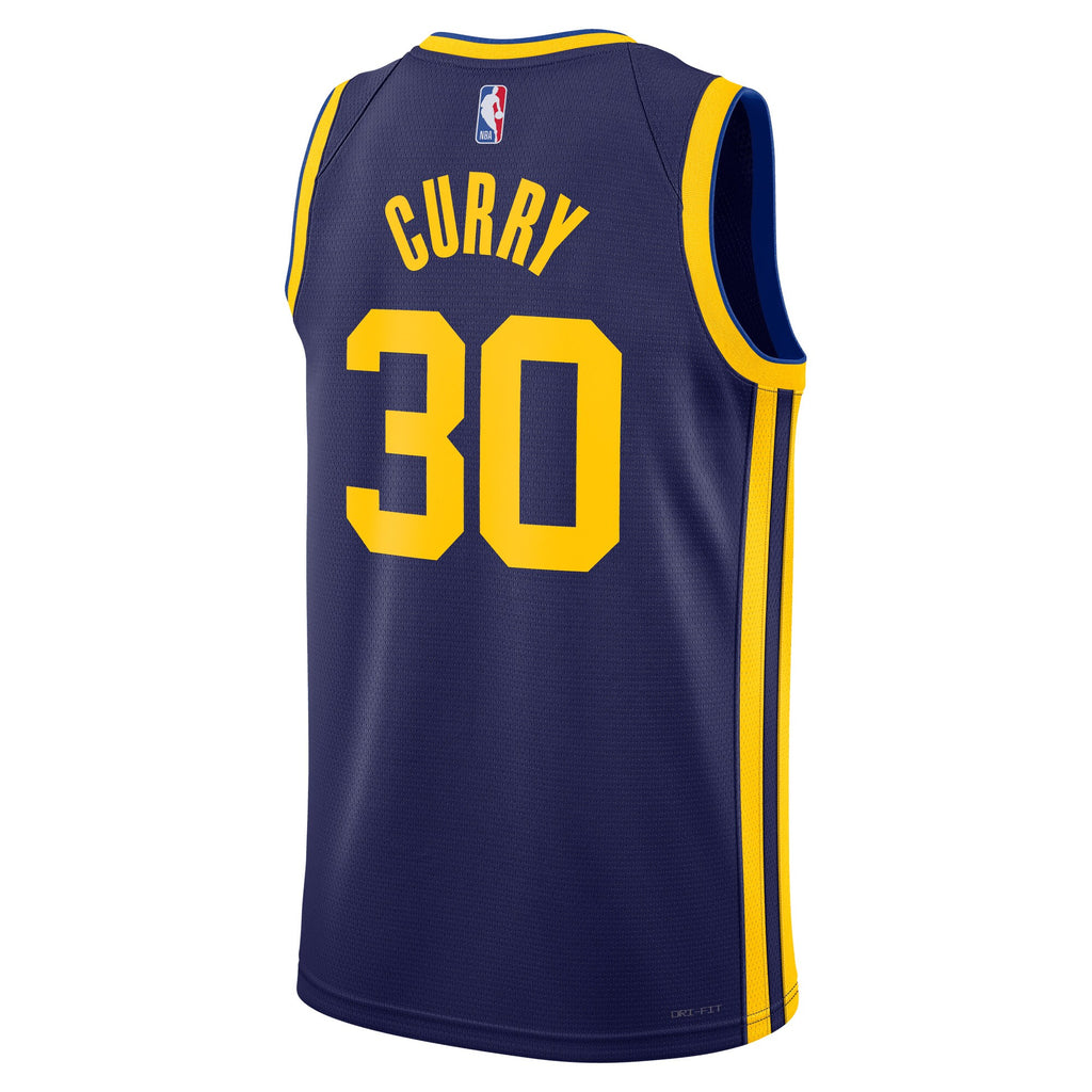 Men's Golden State Warriors NBA Statement Swingman Jersey - Stephen Curry - view 4