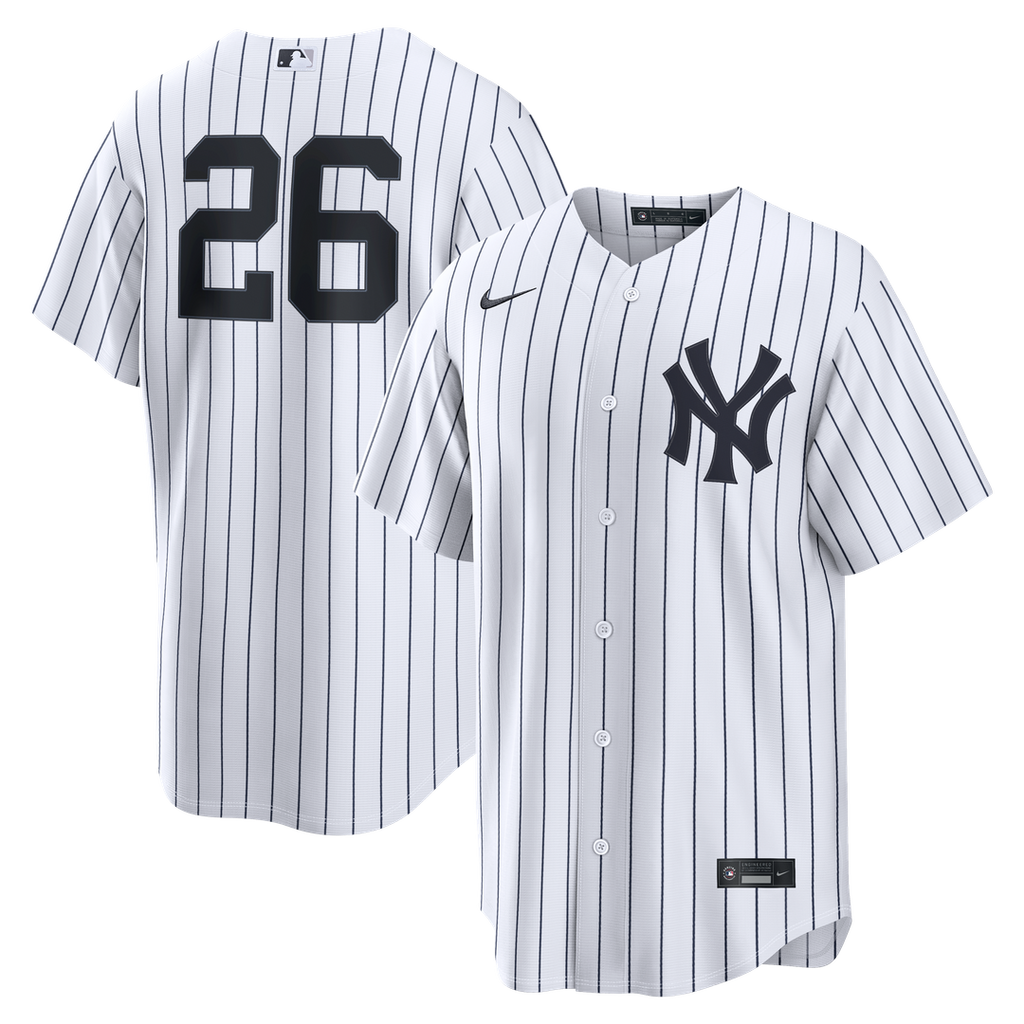 Men's New York Yankees Luis García Jr. White Home Replica MLB Baseball Jersey - view 1