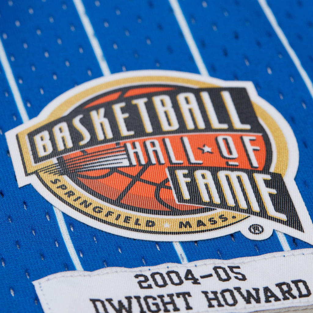 Men's Dwight Howard Blue Orlando Magic 2004/05 Hardwood Classics Hall of Fame Swingman NBA Basketball Jersey - view 8
