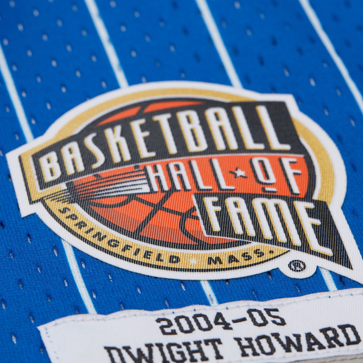 Men's Dwight Howard Blue Orlando Magic 2004/05 Hardwood Classics Hall of Fame Swingman NBA Basketball Jersey - view 8