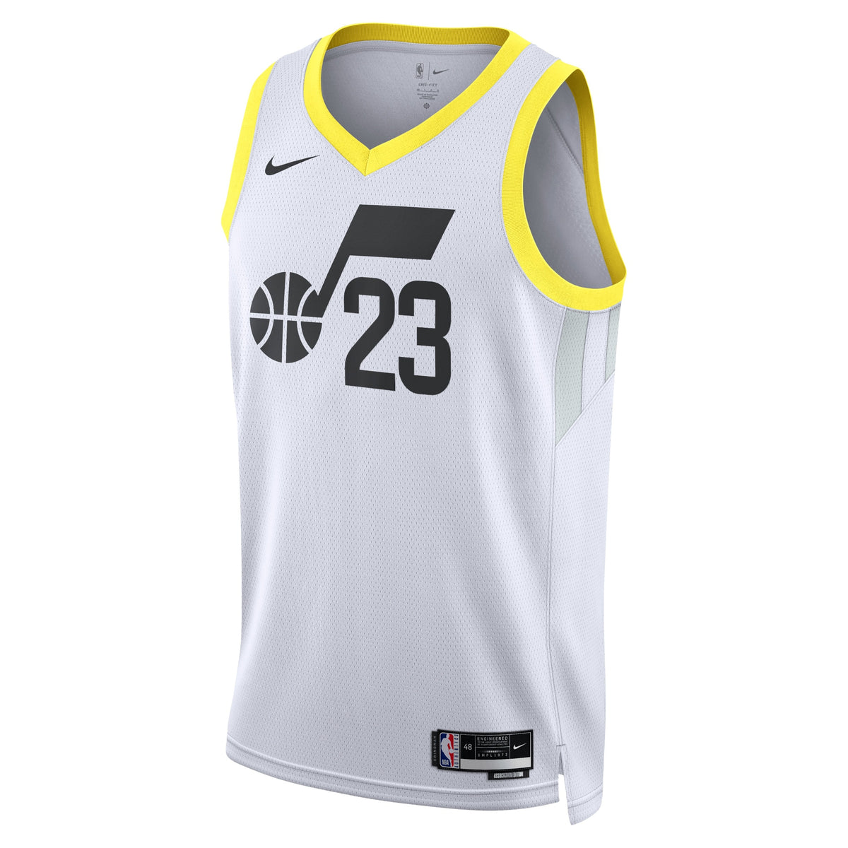 Unisex Lauri Markkanen Utah Jazz Association Edition Swingman NBA Basketball Jersey - White - view 2