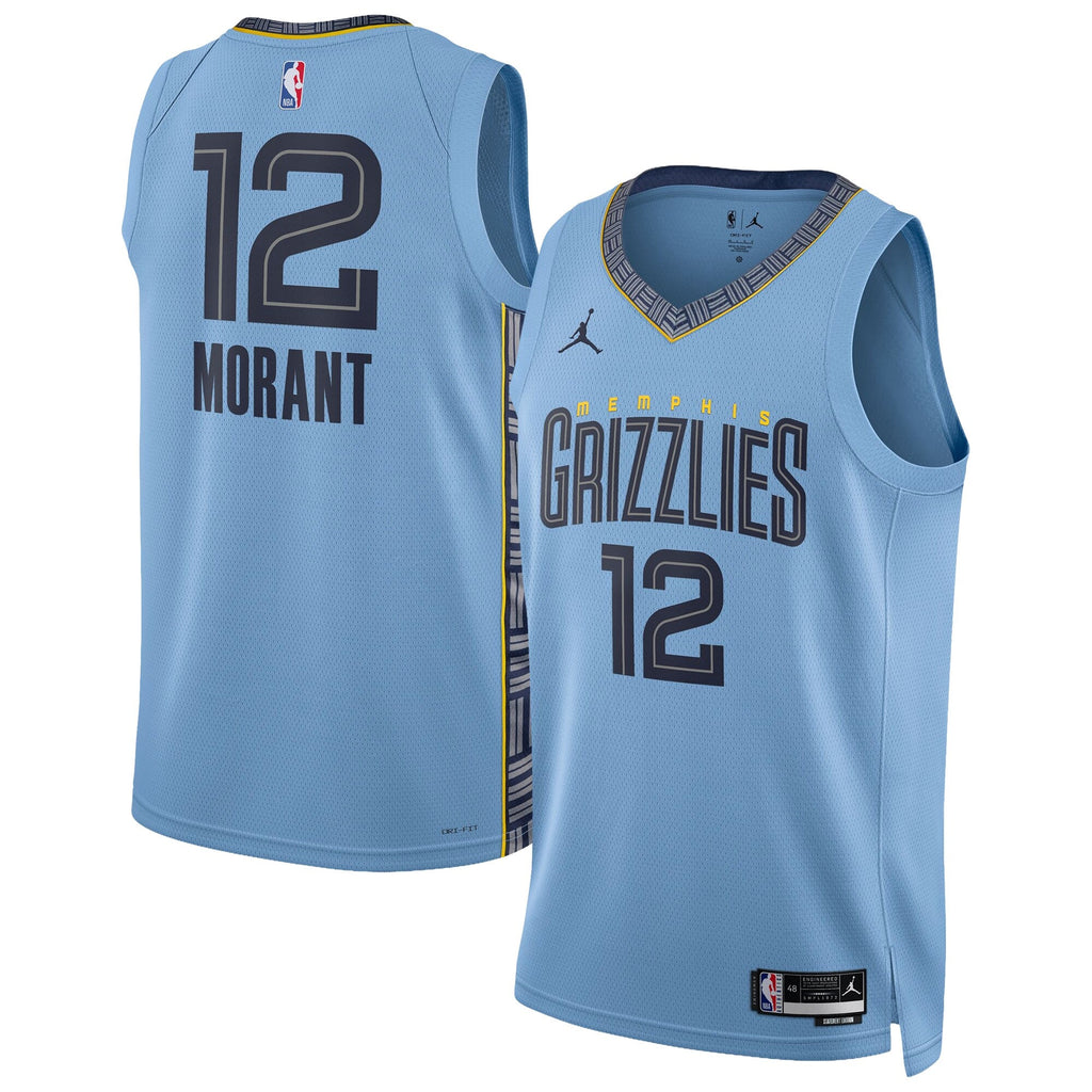 Unisex Memphis Grizzlies Statement Edition Swingman NBA Basketball Jersey - Ja Morant - view 1