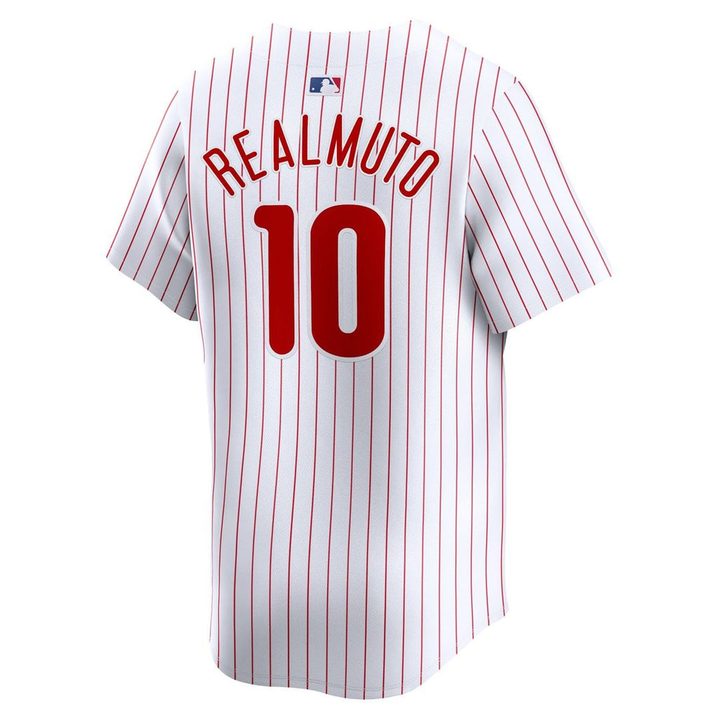 Men's Philadelphia Phillies J.T. Realmuto White Home Limited MLB Baseball Jersey - view 8