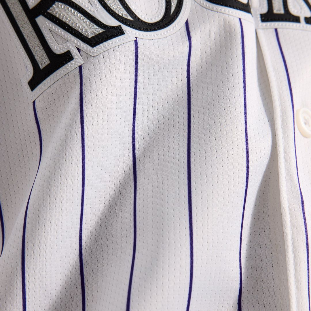 Men's Colorado Rockies White Home Limited MLB Baseball Jersey - view 12